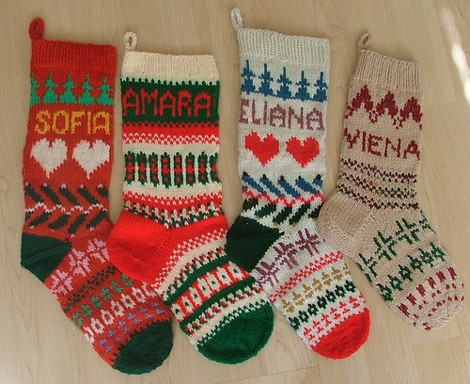 Ravelry: Traditional Christmas Stocking Pattern pattern by Rebecca